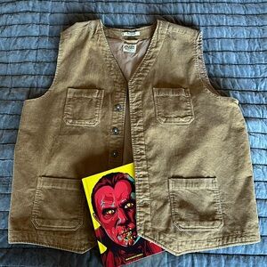 Corduroy vest